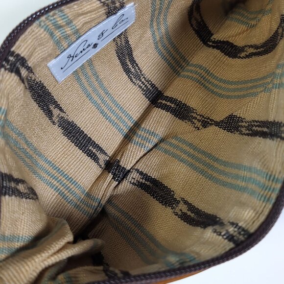 NENA & CO Bag Artisan Vintage Woven Clutch with Wrist Strap *EXCELLENT* - Picture 4 of 12